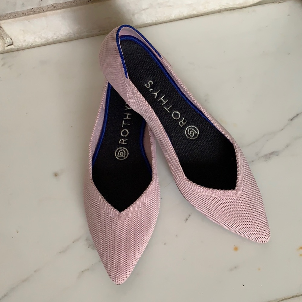 - Rothy’s in Petal Pink Points